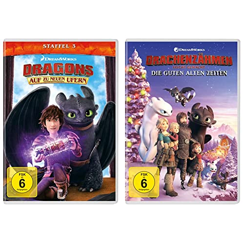 Dragons - Auf zu neuen Ufern, Staffel 3 [4 DVDs] & Drachenzähmen leicht gemacht: Die guten alten Zeiten von Universal Pictures Germany GmbH