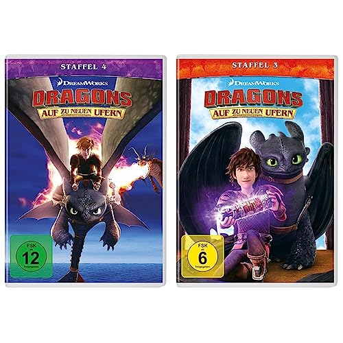 Dragons - Auf zu neuen Ufern, Staffel 4 [4 DVDs] & Dragons - Auf zu neuen Ufern, Staffel 3 [4 DVDs] von Universal Pictures Germany GmbH