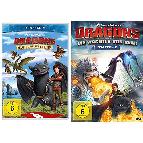 Dragons - Auf zu neuen Ufern, Staffel 5 [4 DVDs] & Dragons - Die Wächter von Berk - Staffel 2/Vol. 1-4 [4 DVDs] von Universal Pictures Germany GmbH