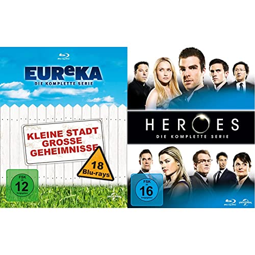 EUReKA: Kleine Stadt grosse Geheimnisse - Die komplette Serie [18 Blu-rays] [Blu-ray] & Heroes - Gesamtbox/Season 1-4 [Blu-ray] von Universal Pictures Germany GmbH