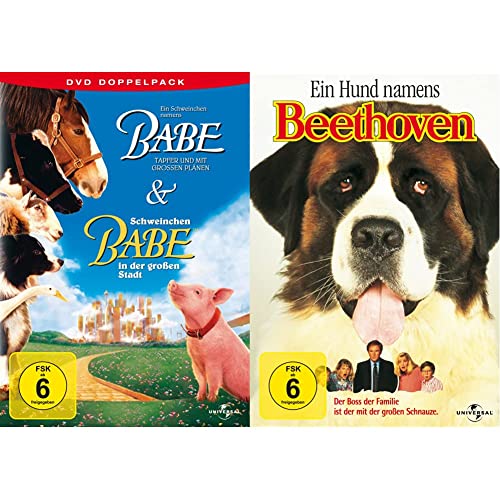 Ein Schweinchen namens Babe & Schweinchen Babe in der großen Stadt [2 DVDs] & Ein Hund namens Beethoven von Universal Pictures Germany GmbH