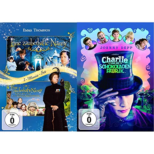 Eine zauberhafte Nanny / Eine zauberhafte Nanny - Knall auf Fall in ein neues Abenteuer [2 DVDs] & Charlie und die Schokoladenfabrik von Universal Pictures Germany GmbH