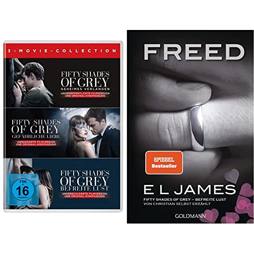 Fifty Shades - 3 Movie Collection [3 DVDs] & Freed - Fifty Shades of Grey. Befreite Lust von Christian selbst erzählt: Roman (Fifty Shades of Grey aus Christians Sicht erzählt, Band 3) von Universal Pictures Germany GmbH