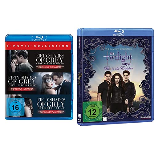 Fifty Shades of Grey - 3-Movie Collection [Blu-ray] & Die Twilight Saga - Biss in alle Ewigkeit/The Complete Collection [Blu-ray] von Universal Pictures Germany GmbH