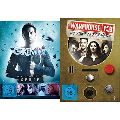 Grimm - Die komplette Serie [28 DVDs] & Warehouse 13 – Die komplette Serie [16 DVDs] von Universal Pictures Germany GmbH