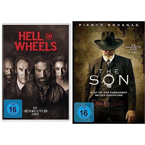 Hell On Wheels - Staffel 1-5 [17 DVDs] & The Son - Gesamtbox [6 DVDs] von Universal Pictures Germany GmbH
