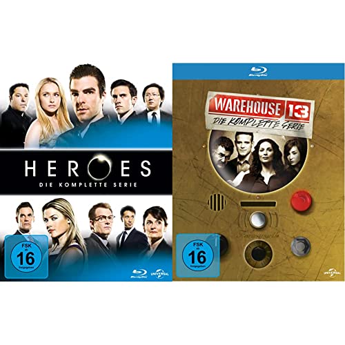 Heroes - Gesamtbox/Season 1-4 [Blu-ray] & Warehouse 13: Die komplette Serie [15 Blu-rays] [Blu-ray] von Universal Pictures Germany GmbH