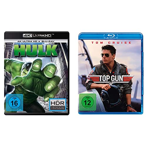 Hulk (4K Ultra-HD) (+ Blu-ray 2D) & Top Gun (Blu-ray) von Universal Pictures Germany GmbH