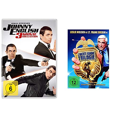 Johnny English 3 Movie Collection [3 DVDs] & Die Nackte Kanone Trilogie (Die Nackte Kanone / Die Nackte Kanone 2 1/2 / Die Nackte Kanone 33 1/3) [3 DVDs] von Universal Pictures Germany GmbH