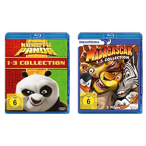 Kung Fu Panda 1-3 [Blu-ray] & Madagascar 1-3 [Blu-ray] von Universal Pictures Germany GmbH