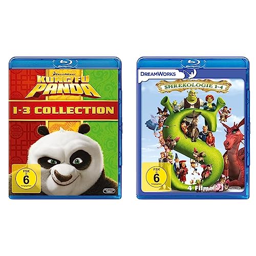 Kung Fu Panda 1-3 [Blu-ray] & Shrekologie 1-4 [Blu-ray] von Universal Pictures Germany GmbH