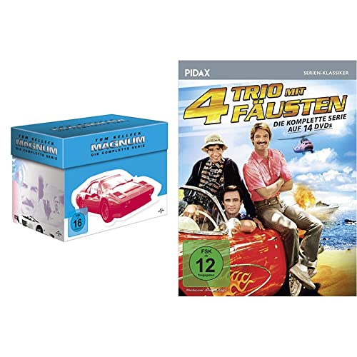 Magnum - Die komplette Serie [44 DVDs] & Trio mit 4 Fäusten - Komplettbox / Die komplette Kult-Serie (Pidax Serien-Klassiker) [14 DVDs] von Universal Pictures Germany GmbH
