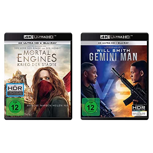 Mortal Engines: Krieg der Städte (4K Ultra-HD) (+ Blu-ray 2D) & Gemini Man (4K Ultra-HD) (+ Blu-ray 2D) von Universal Pictures Germany GmbH