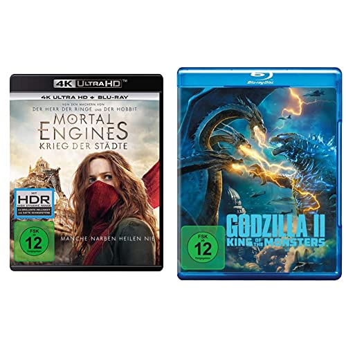 Mortal Engines: Krieg der Städte (4K Ultra-HD) (+ Blu-ray 2D) & Godzilla II: King of the Monsters [Blu-ray] von Universal Pictures Germany GmbH