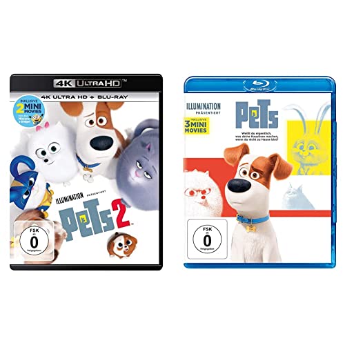 Pets 2 4K Ultra-HD [Blu-ray] & Pets (Illumination) [Blu-ray] von Universal Pictures Germany GmbH