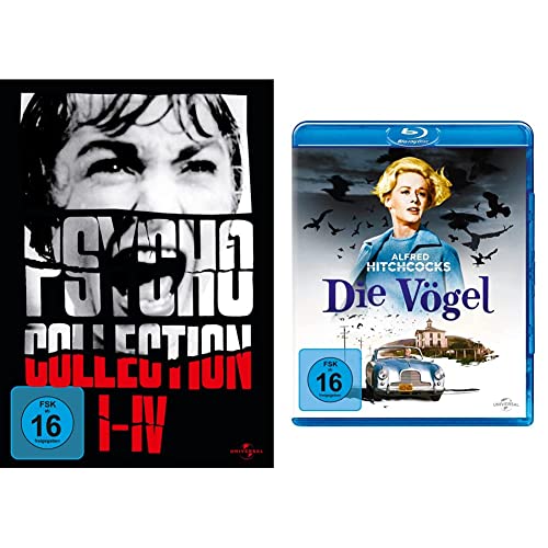 Psycho Collection I-IV [4 DVDs] & Die Vögel [Blu-ray] von Universal Pictures Germany GmbH