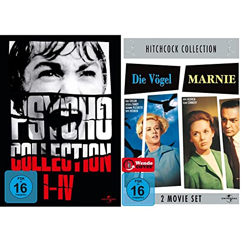 Psycho Collection I-IV [4 DVDs] & Hitchcock-Collection: Die Vögel / Marnie [2 DVDs] von Universal Pictures Germany GmbH