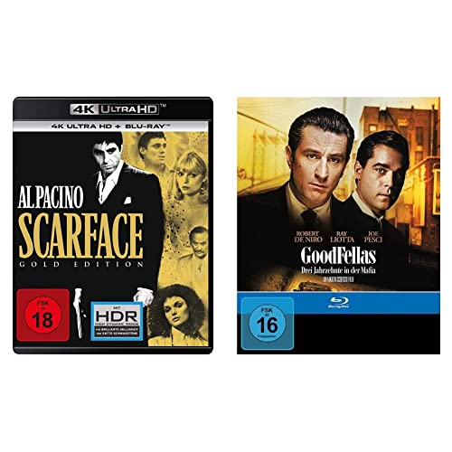 Scarface (1983) - Gold Edition (4K Ultra-HD) (+ Blu-ray 2D) & Good Fellas - 25th Anniversary Edition [Blu-ray] von Universal Pictures Germany GmbH