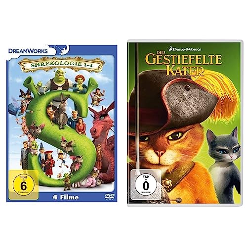 Shrekologie 1-4 [4 DVDs] & Der gestiefelte Kater von Universal Pictures Germany GmbH