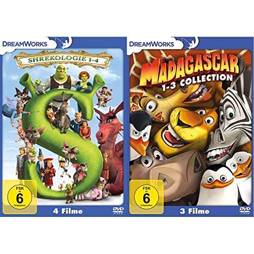 Shrekologie 1-4 [4 DVDs] & Madagascar 1-3 [3 DVDs] von Universal Pictures Germany GmbH