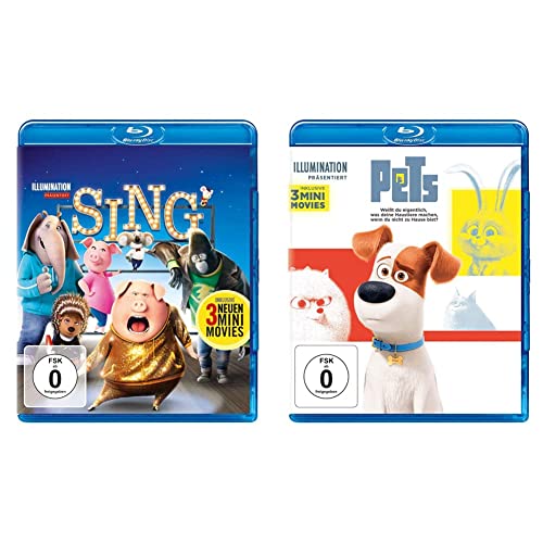 Sing [Blu-ray] & Pets (Illumination) [Blu-ray] von Universal Pictures Germany GmbH