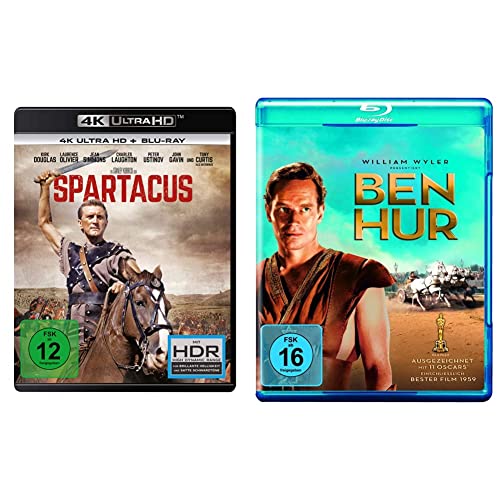 Spartacus (4K Ultra-HD) (+ Blu-ray 2D) & Ben Hur [Blu-ray] von Universal Pictures Germany GmbH