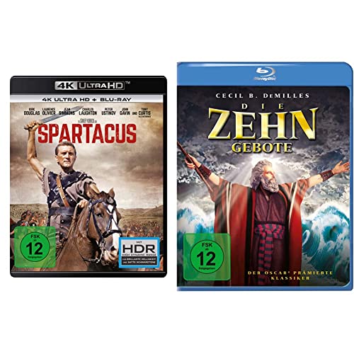 Spartacus (4K Ultra-HD) (+ Blu-ray 2D) & Die zehn Gebote [Blu-ray] von Universal Pictures Germany GmbH