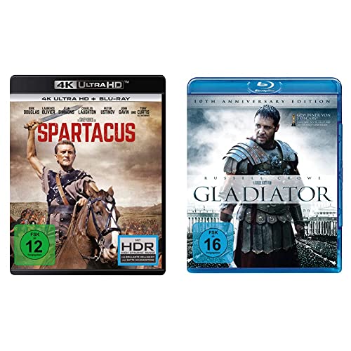 Spartacus (4K Ultra-HD) (+ Blu-ray 2D) & Gladiator - 10th Anniversary Edition [Blu-ray] von Universal Pictures Germany GmbH