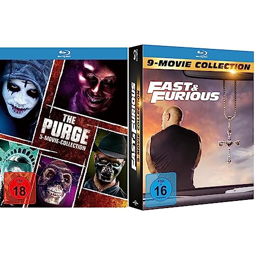 The Purge - 5-Movie-Collection [Blu-ray] & Fast & Furious - 9-Movie Collection [Blu-ray] von Universal Pictures Germany GmbH