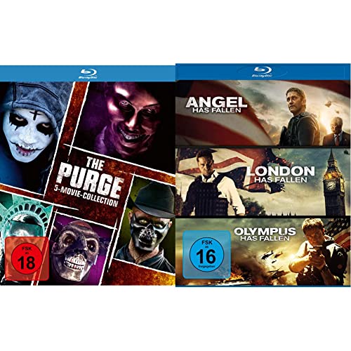 The Purge - 5-Movie-Collection [Blu-ray] & Olympus/London/Angel has fallen - Triple Film Collection [Blu-ray] von Universal Pictures Germany GmbH