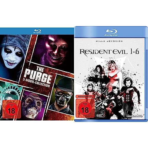 The Purge - 5-Movie-Collection [Blu-ray] & Resident Evil 1-6 [Blu-ray] von Universal Pictures Germany GmbH