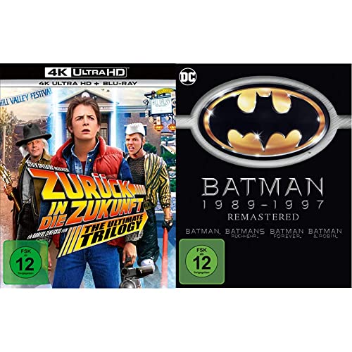 Zurück in die Zukunft - Trilogie (4K Ultra-HD) [Blu-ray] & Batman 1-4 - Remastered [Blu-ray] von Universal Pictures Germany GmbH