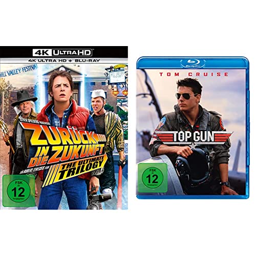 Zurück in die Zukunft - Trilogie (4K Ultra-HD) [Blu-ray] & Top Gun (Blu-ray) von Universal Pictures Germany GmbH