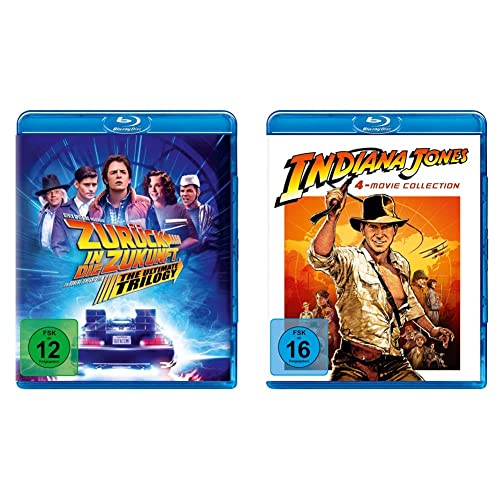 Zurück in die Zukunft - Trilogie (Remastered) [Blu-ray] & Indiana Jones – 4-Movie Collection [Blu-ray] von Universal Pictures Germany GmbH