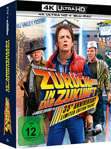 Zurück in die Zukunft - Trilogie 4K UHD Limited Steelbook [Blu-ray] von Universal Pictures Germany GmbH