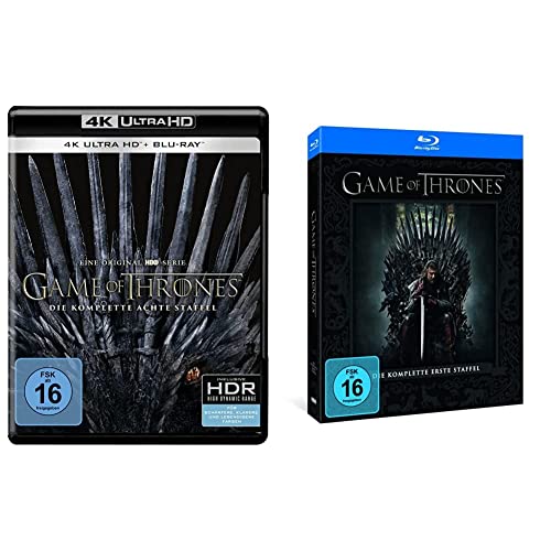 Game of Thrones - Staffel 8 (4K Ultra-HD + Blu-ray) & Game of Thrones - Staffel 1 [Blu-ray] von Universal Pictures Germany
