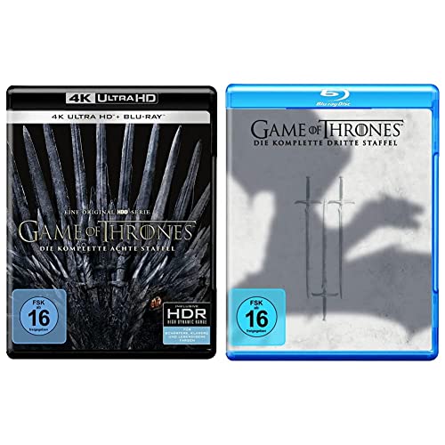 Game of Thrones - Staffel 8 (4K Ultra-HD + Blu-ray) & Game of Thrones - Staffel 3 [Blu-ray] von Universal Pictures Germany