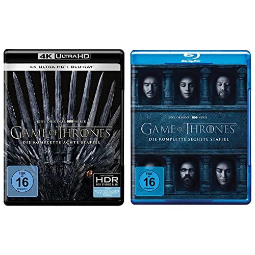 Game of Thrones - Staffel 8 (4K Ultra-HD + Blu-ray) & Game of Thrones - Staffel 6 [Blu-ray] von Universal Pictures Germany