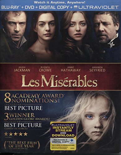 Les Miserables (2012) (Blu-ray + DVD + Digital Copy + UltraViolet) von Universal Pictures Home Entertainment