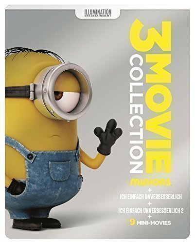 Minions 3 Movie Collection - Limited Edition Steelbook (3 Discs) Blu-ray Disc von Universal Pictures Home Entertainment