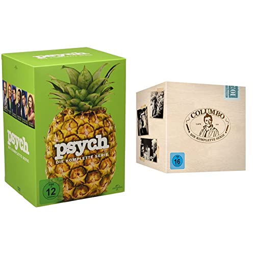 Psych – Die komplette Serie [Limited Edition] [31 DVDs] & Columbo - Gesamtbox [35 DVDs] von Universal Pictures International Germany GmbH