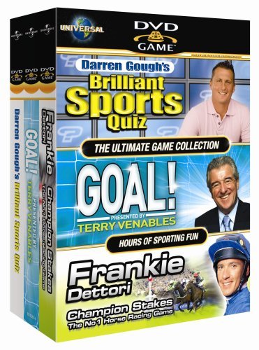 The Ultimate Interactive DVD Game Sports Collection - Darren Gough's Brilliant Sports Quiz/Terry Venables' Goal/Frankie Dettori - Champion Stakes [Interactive DVD] [UK Import] von Universal Pictures UK