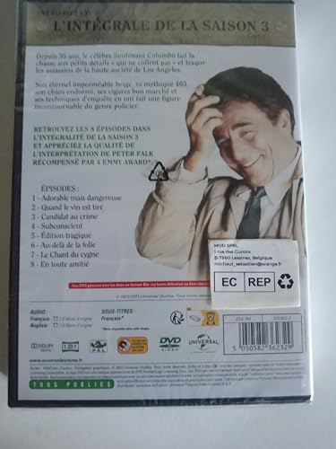 Columbo : L'Intégrale Saison 5 - Coffret 3 DVD - 6 Episodes [FR Import] von Universal Pictures Video