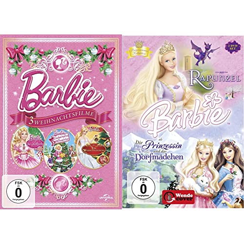 Barbie Weihnachts-Edition - 3 Filme [3 DVDs] & Barbie Box - Rapunzel/Prinzessin und... [2 DVDs] von Universal Pictures