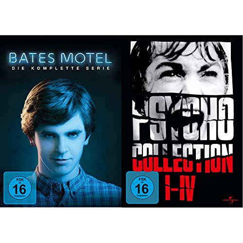 Bates Motel - Die komplette Serie (15 Discs) & Psycho Collection I-IV [4 DVDs] von UNIVERSAL
