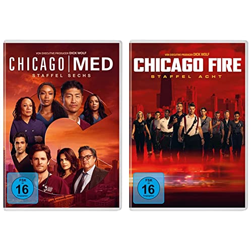Chicago Med - Staffel 6 [4 DVDs] & Chicago Fire - Staffel acht [6 DVDs] von Universal Pictures