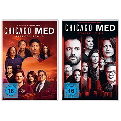 Chicago Med - Staffel 6 [4 DVDs] & Chicago Med - Staffel 4 [6 DVDs] von Universal Pictures