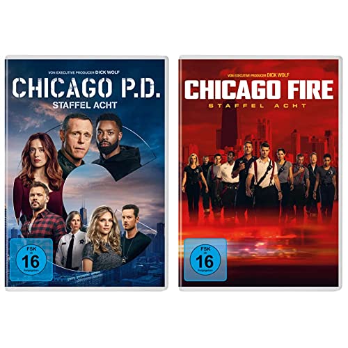 Chicago P.D. - Season 8 [4 DVDs] & Chicago Fire - Staffel acht [6 DVDs] von Universal Pictures