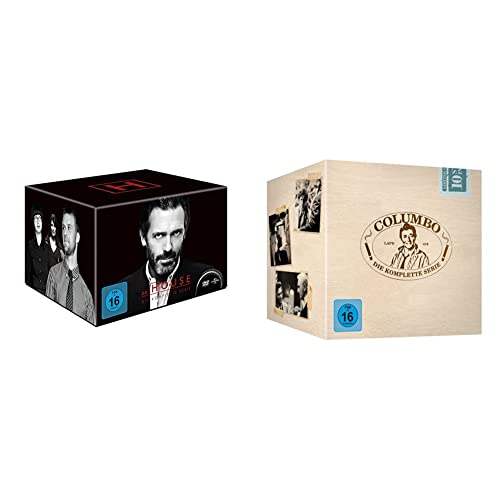 Dr. House - Die komplette Serie, Season 1-8 (46 Discs) & Columbo - Gesamtbox [35 DVDs] von Universal Pictures