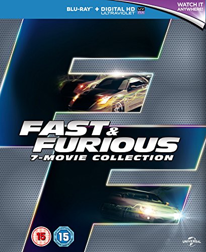Fast & Furious 1-7 [Blu-ray] [Region Free] von Universal Pictures